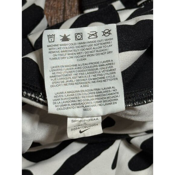 Nike Epic Lux Palm Print White/Black Leggings Dri-FIT Zone Sculpting Pants Sz S - Picture 13 of 13